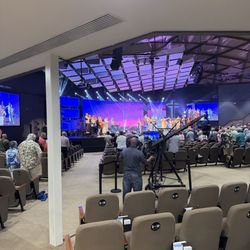 First Assembly of God - Choir started singing without me ... late again. lol