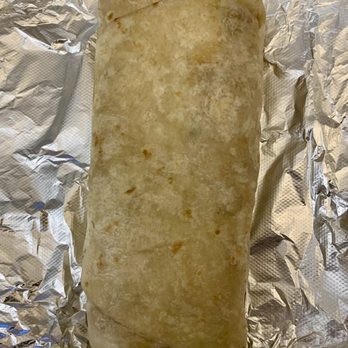 Backyard Taco - Chicken Burrito, Steak Burrito (they look the same before you dig in) but this is the size. - Tacos Near Me - Gilbert, Arizona