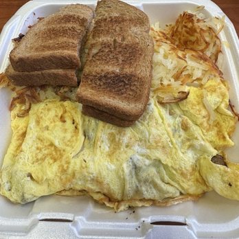 Super 3 Coney Island - Ultimate Omelette with toast and a massive hash brown - Restaurants Near Me - Detroit, Michigan Super 3 Coney Island - Ultimate Omelette with toast and a massive hash brown - Restaurants Near Me - Detroit, Michigan