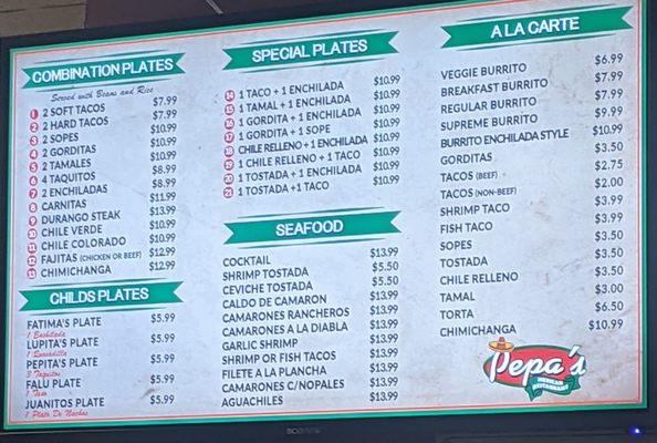 Menu photo 3 Pepa's Mexican Restaurant Fresno, CA Menu photo 3 Pepa's Mexican Restaurant Fresno, CA