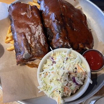 MESSHALL - Smoked Baby Back Ribs - okay Coleslaw was tasty - Breakfast & Brunch Near Me - Los Angeles, California