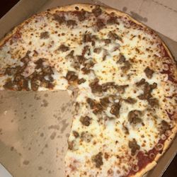Papa Johns Pizza - Sausage thin crust