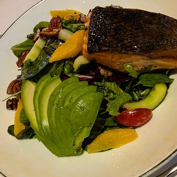 Osteria La Baia - La Baia Salad w/Salmon - Italian Near Me - New York, New York Osteria La Baia - La Baia Salad w/Salmon - Italian Near Me - New York, New York