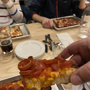 Wrecktangle Pizza - Yum, don't let the corn scare you! - Pizza Near Me - Minneapolis, Minnesota Wrecktangle Pizza - Yum, don't let the corn scare you! - Pizza Near Me - Minneapolis, Minnesota