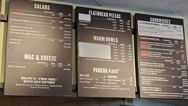 Menu photo 2 Panera Bread Los Gatos, CA Menu photo 2 Panera Bread Los Gatos, CA