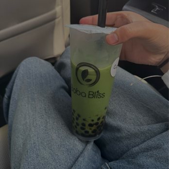 Boba Bliss - Matcha Brown Sugar Pearl Latte - Bubble Tea Near Me - Dublin, California Boba Bliss - Matcha Brown Sugar Pearl Latte - Bubble Tea Near Me - Dublin, California