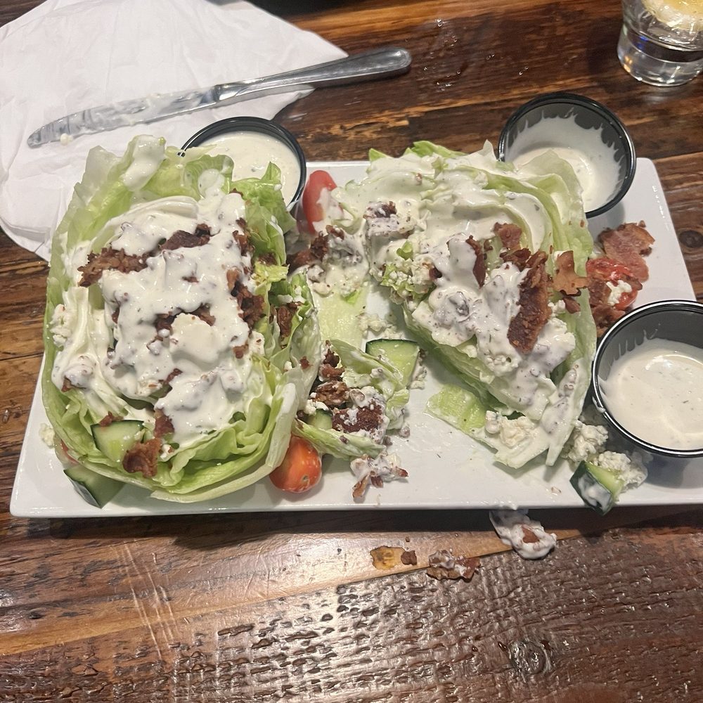 Blue cheese salad was delicious. Blue cheese salad was delicious.
