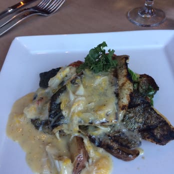 Commerce Kitchen - Trout with crab Buerre blanc sauce. Silky, earthy, and I want it every day. - American Near Me - Huntsville, Alabama Commerce Kitchen - Trout with crab Buerre blanc sauce. Silky, earthy, and I want it every day. - American Near Me - Huntsville, Alabama