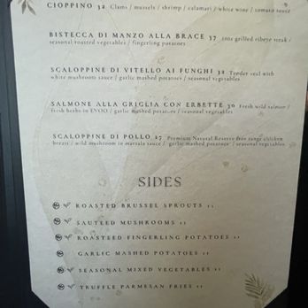 Blade 1936 - Entrees and sides menu - Pizza Near Me - Oceanside, California