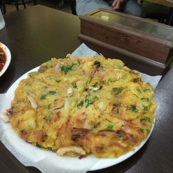 Sunrise House - $12 seafood pancake - Korean Near Me - Toronto, Ontario