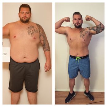 Giovanni Training Elite Personal Training - Started at 265lbs, 36% body fat to 200lbs, 20% body fat. A total 65lbs & 16% body fat lost in 6 months. - Trainers Near Me Giovanni Training Elite Personal Training - Started at 265lbs, 36% body fat to 200lbs, 20% body fat. A total 65lbs & 16% body fat lost in 6 months. - Trainers Near Me