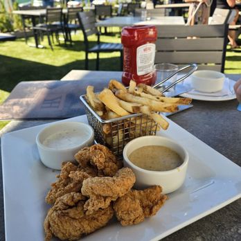 Yard House - Chicken tenders & fries with ranch & honey mustard dipping sauces - New American Near Me - Elk Grove, California Yard House - Chicken tenders & fries with ranch & honey mustard dipping sauces - New American Near Me - Elk Grove, California