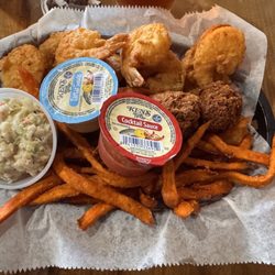 Williemacs - Shrimp and sweet potato fries