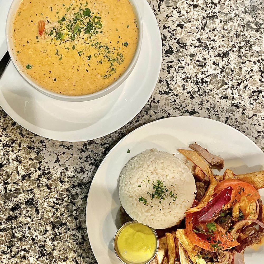 Peru Criollo - Lomo Saltado and Shrimp Chowder - Peruvian Near Me - Chicago, Illinois Peru Criollo - Lomo Saltado and Shrimp Chowder - Peruvian Near Me - Chicago, Illinois