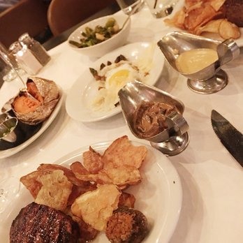 Echo & Rig - Spencer Steak, Baked Sweet Potato, Asparagus and Fried Egg, and Roasted Broccolini! - Steakhouses Near Me - Las Vegas, Nevada