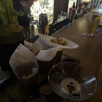 Hennessey's Tavern - French Fry Sampler and espresso martini - Irish Near Me - Carlsbad, California