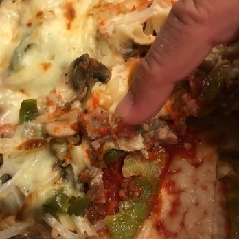 Roberto's Ristorante - One tiny piece of cut sausage on one slice. - Pizza Near Me - Elmhurst, Illinois Roberto's Ristorante - One tiny piece of cut sausage on one slice. - Pizza Near Me - Elmhurst, Illinois