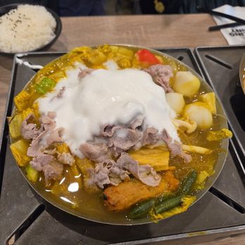 Boiling Point - #6 Milk Cream Curry Hot Soup - Taiwanese Near Me - Arcadia, California Boiling Point - #6 Milk Cream Curry Hot Soup - Taiwanese Near Me - Arcadia, California