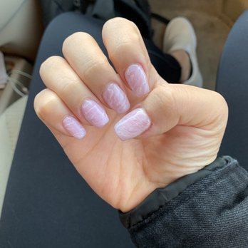Ken Nails Spa - Dip manicure on natural nails with marble design - Nail Salons Near Me - Dublin, California Ken Nails Spa - Dip manicure on natural nails with marble design - Nail Salons Near Me - Dublin, California