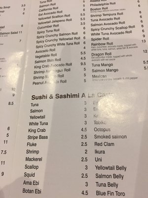 Menu photo 6 Aya Sushi New York, NY Menu photo 6 Aya Sushi New York, NY