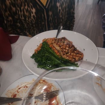 Gregorio's Trattoria - Salmon, broccolini, and pasta. - Italian Near Me - Potomac, Maryland