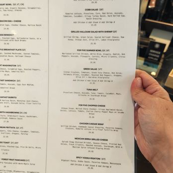 For Five Coffee Roasters - Lunch menu - Desserts Near Me - Port Washington, New York