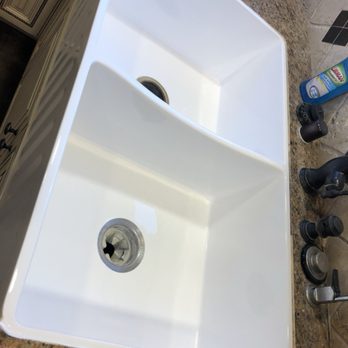 Finish Pro 360 - a sink with a drain and a soap dispenser - General Contractors Near Me - Granada hills, California Finish Pro 360 - a sink with a drain and a soap dispenser - General Contractors Near Me - Granada hills, California