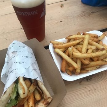 The Athenian - boxpark - Greek Near Me - London, XGL The Athenian - boxpark - Greek Near Me - London, XGL