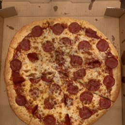 Large Pepperoni pizza Large Pepperoni pizza