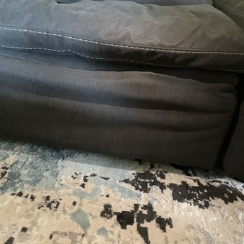 Ashley Store - From just sitting it's sagging, but not covered. - Furniture Stores Near Me - Morgantown, West Virginia
