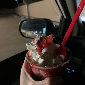 Dairy Queen Ltd Brazier - Cherry dipped in a dish was Reeses and half fudge - Ice Cream & Frozen Yogurt Near Me - Payson, Arizona Dairy Queen Ltd Brazier - Cherry dipped in a dish was Reeses and half fudge - Ice Cream & Frozen Yogurt Near Me - Payson, Arizona