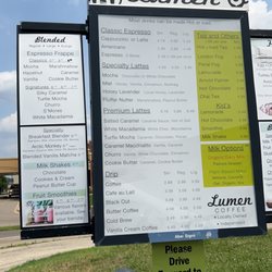 Lumen Coffee - Menu