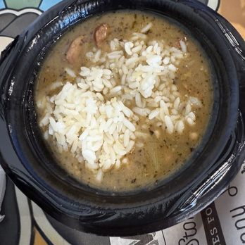 Miss Julies Market - Cup of gumbo with rice - Fast Food Near Me - Wiggins, Mississippi