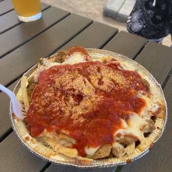 The Boxyard - Pizza fries - New American Near Me - Tucson, Arizona