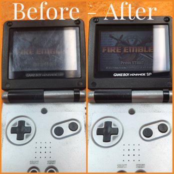 Eagle River Electronics - Cleaning and restoration of Nintendo Gameboy Advance SP. - Electronics Repair Near Me - Anchorage, Alaska