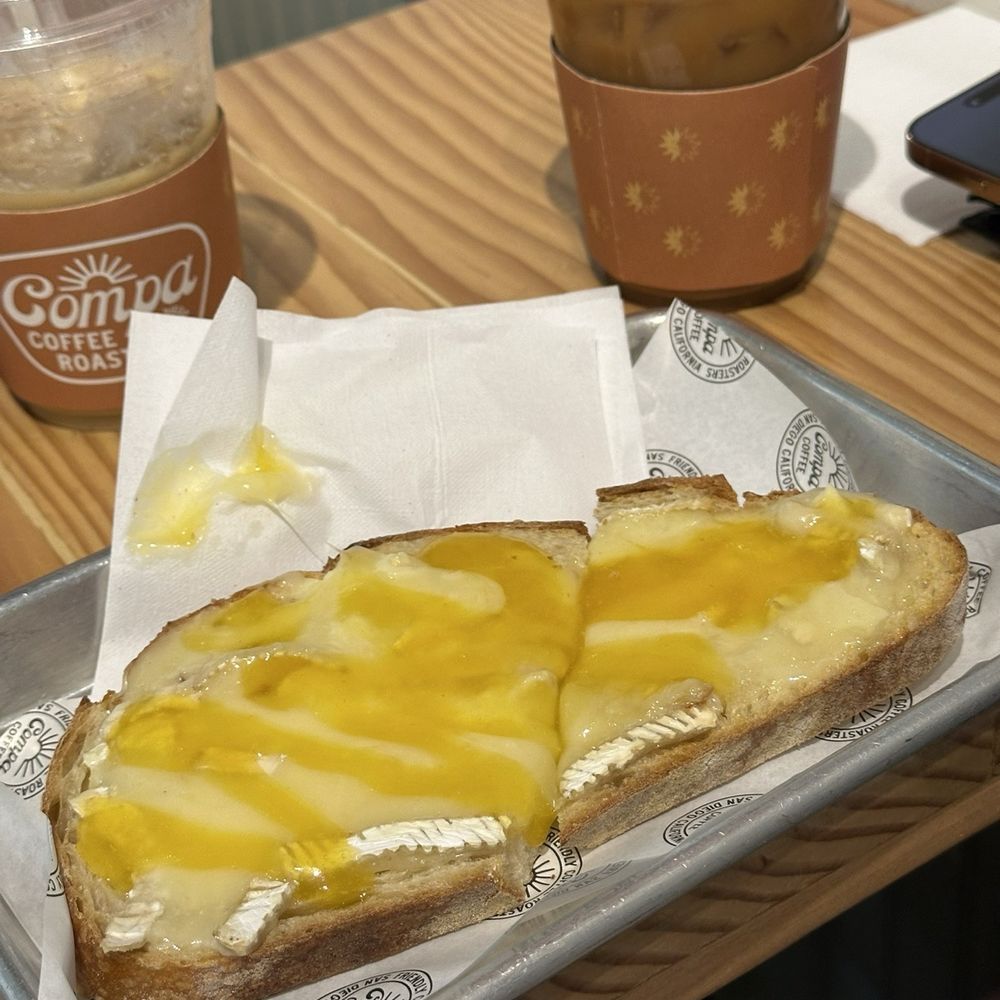 Compa Coffee Roasters - Brie toast - Coffee Roasteries Near Me - San Diego, California Compa Coffee Roasters - Brie toast - Coffee Roasteries Near Me - San Diego, California