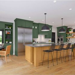 Custom Cabinets of Idaho - New Sage Green