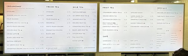 Menu photo 7 OMOMO Tea Shoppe Irvine, CA