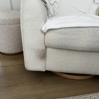 Mexsteam - New brown stain on the bottom of the arm chair - Carpet Cleaning Near Me - San Diego, California