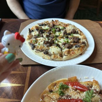 Hearthstone Lounge - Forest Mushroom Impossible- Sausage Pizza - Lounges Near Me - Anaheim, California Hearthstone Lounge - Forest Mushroom Impossible- Sausage Pizza - Lounges Near Me - Anaheim, California
