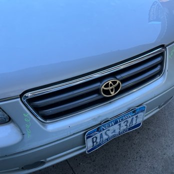 G & R Auto Services - Complimentary touch-up spots marked on front bumper - Auto Repair Near Me - Woodside, New York