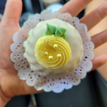 Pint Size Bakery & Coffee - top view of the lemon poppy mini bundt cake - Bakeries Near Me - Saint Louis, Missouri Pint Size Bakery & Coffee - top view of the lemon poppy mini bundt cake - Bakeries Near Me - Saint Louis, Missouri