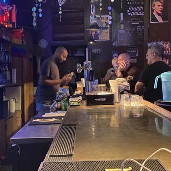 The Boiler Room - Dave at the bar - Gay Bars Near Me - New York, New York