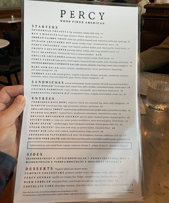 Menu photo 8 Percy Boise, ID