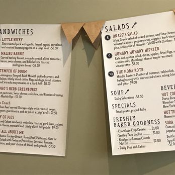 City Fare Cafe + Catering - Menu on the wall - Cafes Near Me - Buffalo, New York
