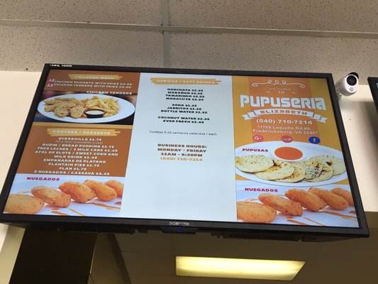 Menu photo 1 Pupuseria Ana Fredericksburg, VA Menu photo 1 Pupuseria Ana Fredericksburg, VA