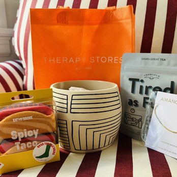 Therapy Stores - Spicy taco socks, pot, funny tea, and a bracelet. - Gift Shops Near Me - San Mateo, California
