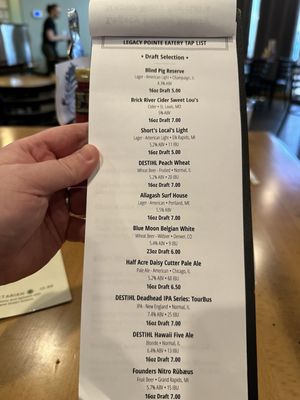 Menu photo 7 Legacy Pointe Eatery Springfield, IL