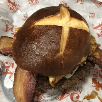 54th Street Restaurant & Drafthouse - Pretzel Bun - American Near Me - Euless, Texas 54th Street Restaurant & Drafthouse - Pretzel Bun - American Near Me - Euless, Texas
