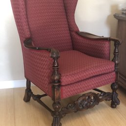 Our great grandfathers chair! Our great grandfathers chair!